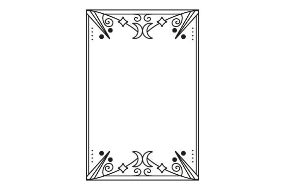 Book of Shadows Grimoire Decorative Blank Page 2 for Crafts & Pagan Creators