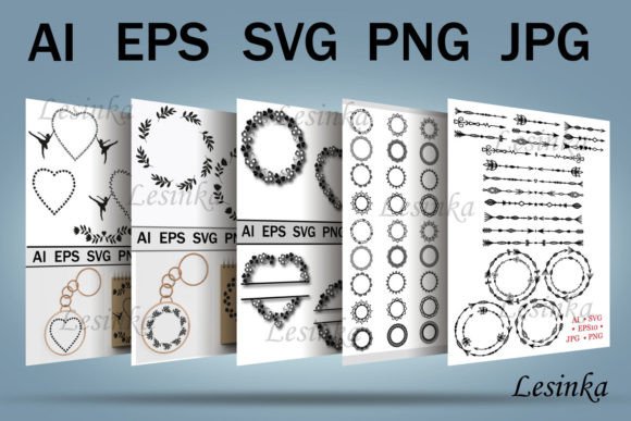 Bundle of Ramoki and SVG Arrows: Graphics for Crafts