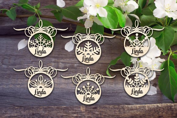 Decorative Ornaments V2: Laser-Cut Ready Ornaments for Local Branding