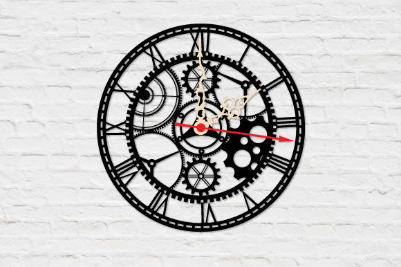 Decorative Wall Clock Laser Cut for Wall Decor Publishing
