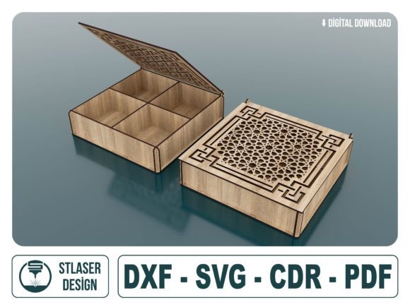 Decorative Wooden Gift Box Laser Cutting for Local Business Boxes