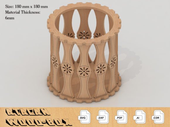 Laser Cut Decorative Wooden Box 212