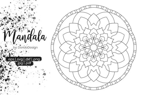 Mandala Coloring Page Vol.046 Graphics & Coloring Pages Amp