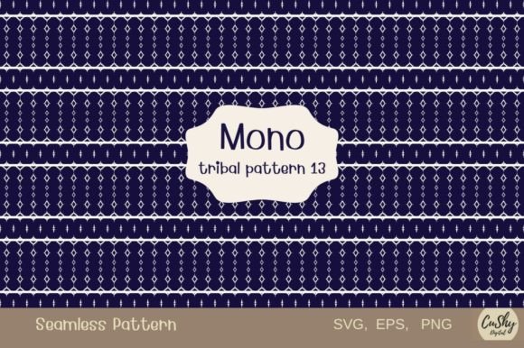 Mono Tribal Pattern13: Graphics & Patterns for Authentic Branding