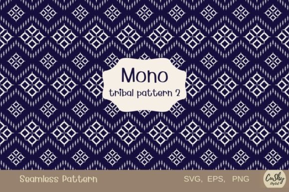 Mono Tribal Pattern2: Graphics & Patterns for Brand Impact