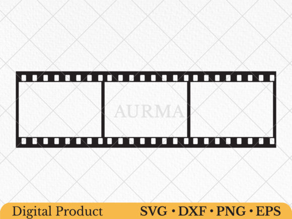 Negative Photo Frames SVG: Graphics & Decorative Elements